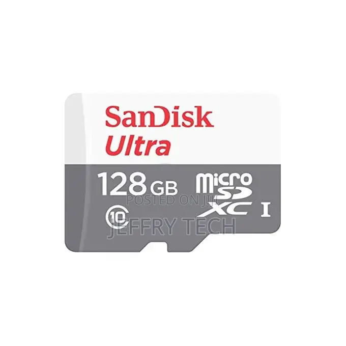 Sandisk 128GB Ultra Microsd 100mb/S Speed Memory Card
