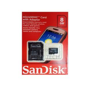 Sandisk 8GB Microsdhc Memory Card With SD Adapter - thumbnail 2