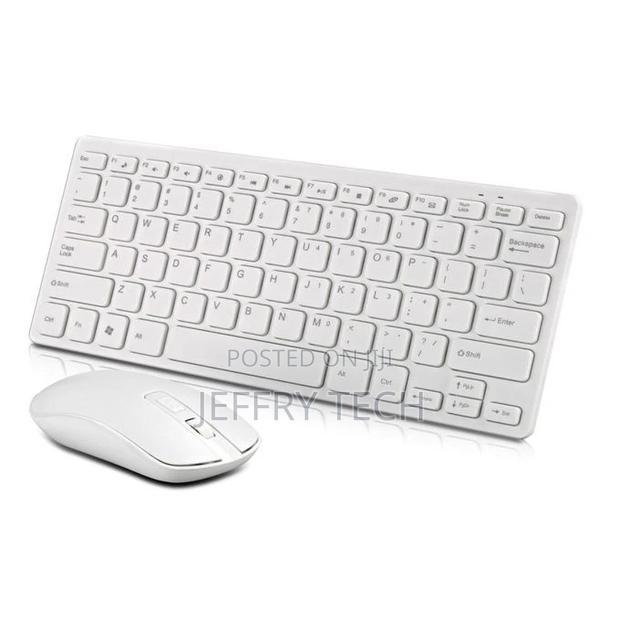 Wireless 2.4ghz Mini Ultra Slim Silent Keyboard Mouse Set