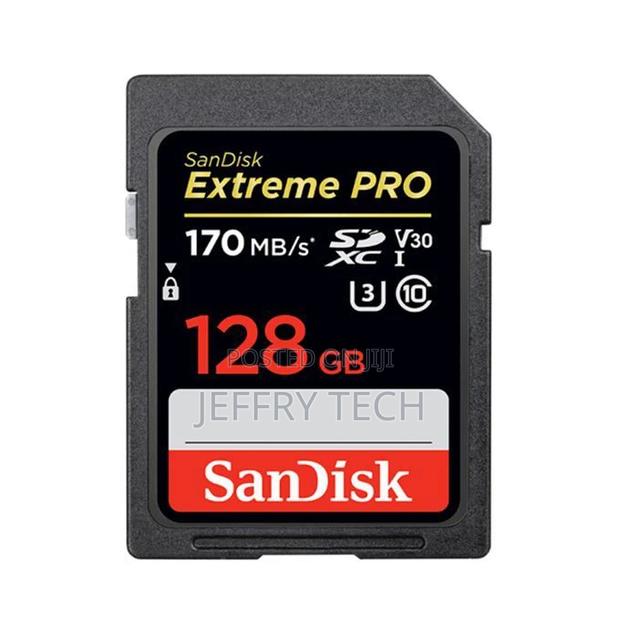 Sandisk Extreme Pro SD Memory Card 128GB - main view