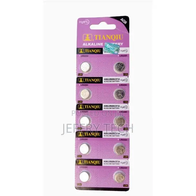 LR920H Alkaline Button Cell Battery (Strip of 10).