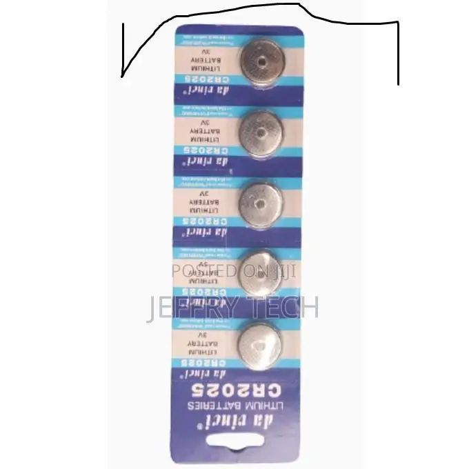 CR2025 3 Volt Button Cell Battery. [5 Pcs]