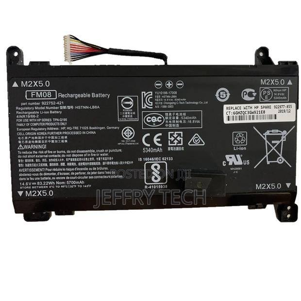 2020 Laptop Battery FM08 for HP Omen 17-An000 HSTNN-LB8B, HS