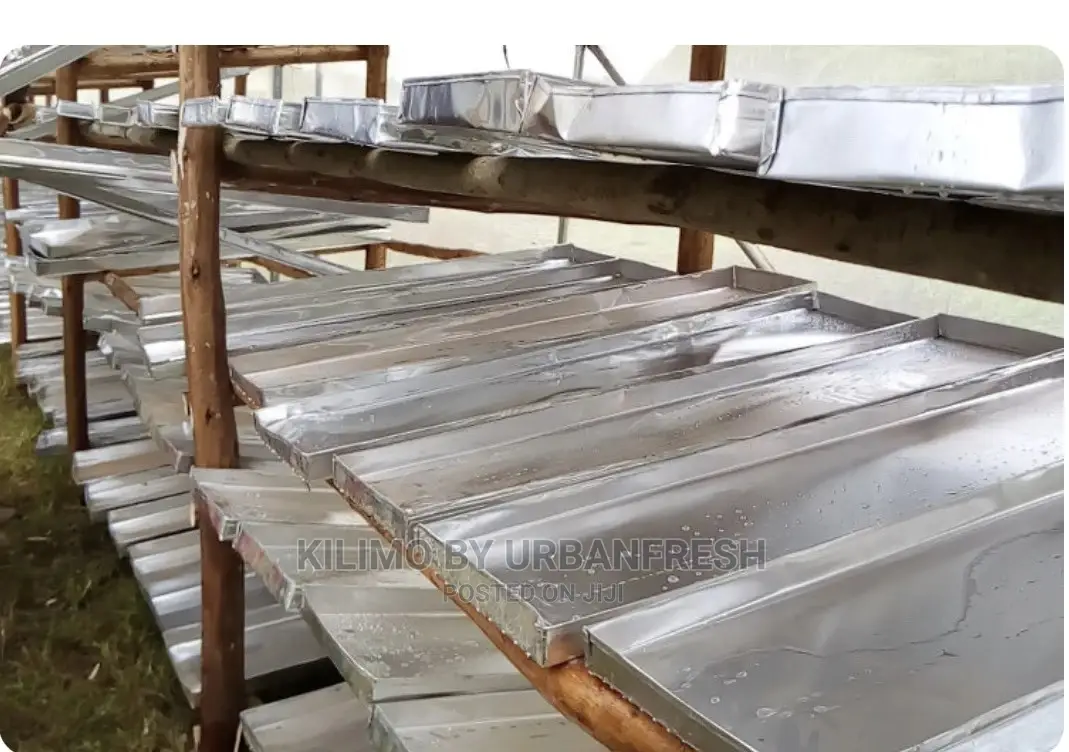 Aluminimum Hydroponic Trays.1 X 30cm Made on Order Moq 5