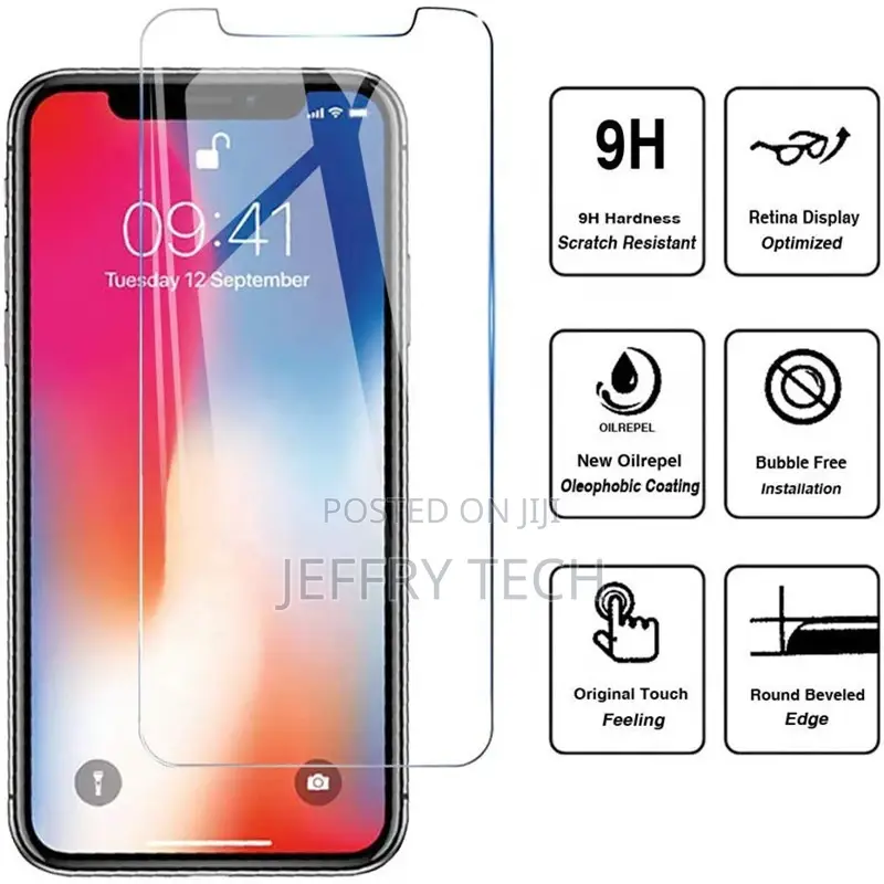 Tempered Glass Screen Film for Apple iPhone 11 12 13 Pro Max