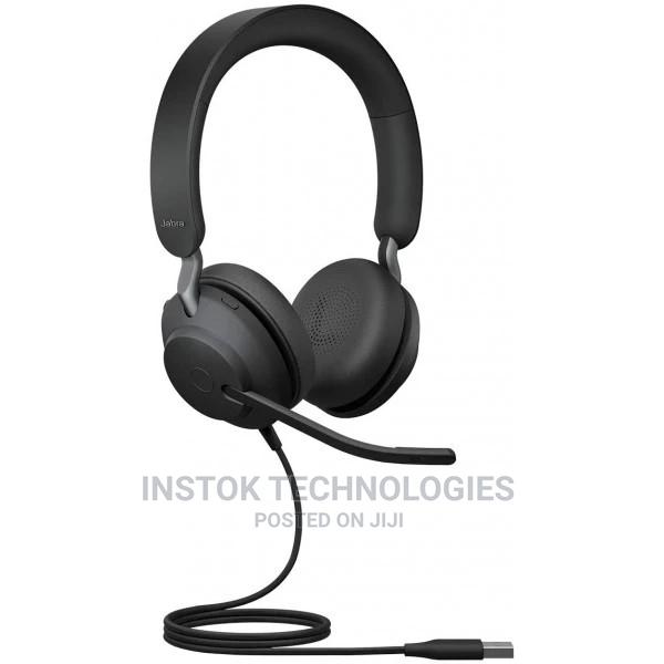 Jabra Evolve2 40 Ms Stereo Wired On-Ear Headset (Unified Com