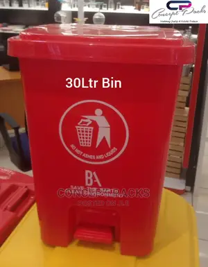 30ltr Glossy Pedal Bin