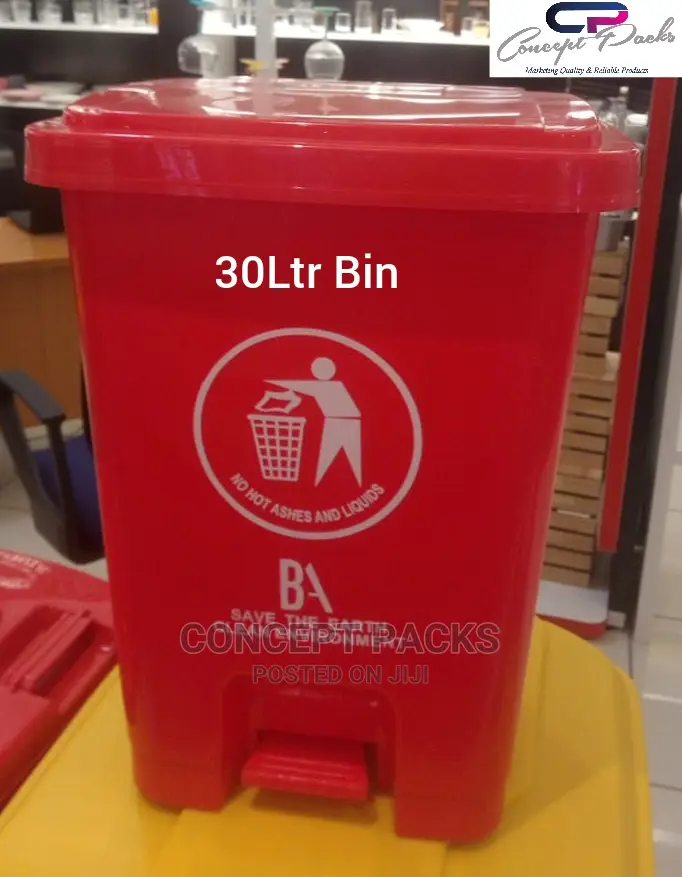 30ltr Glossy Pedal Bin