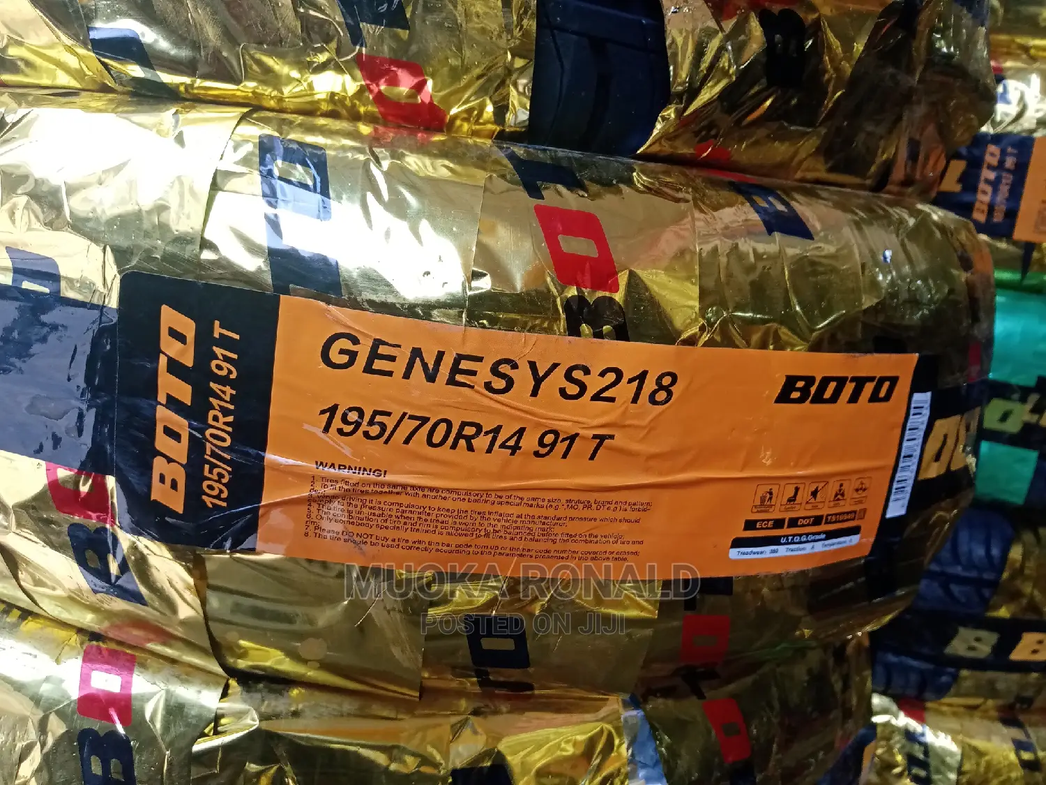 195/70r14 Boto Tyre (Nylon Tyre)