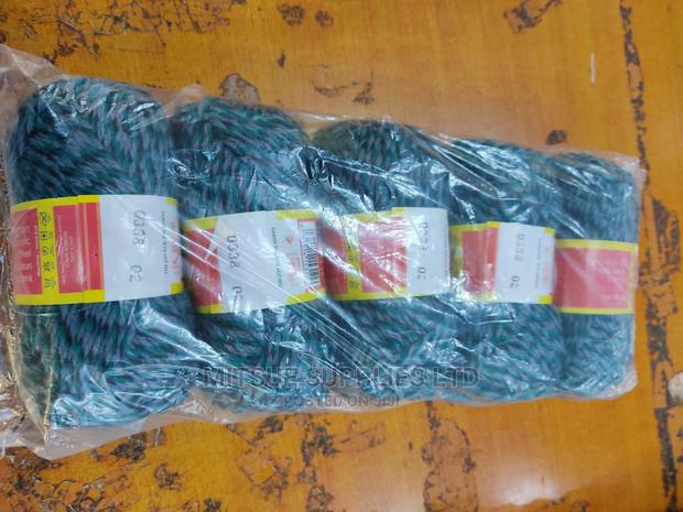 5 Black, Teal Grey Chunky Rainbow Yarns - thumbnail 4