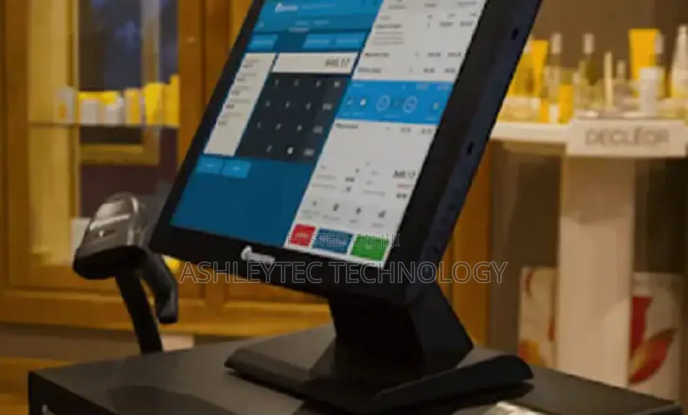 Modern Touch Screen Cash Register POS System