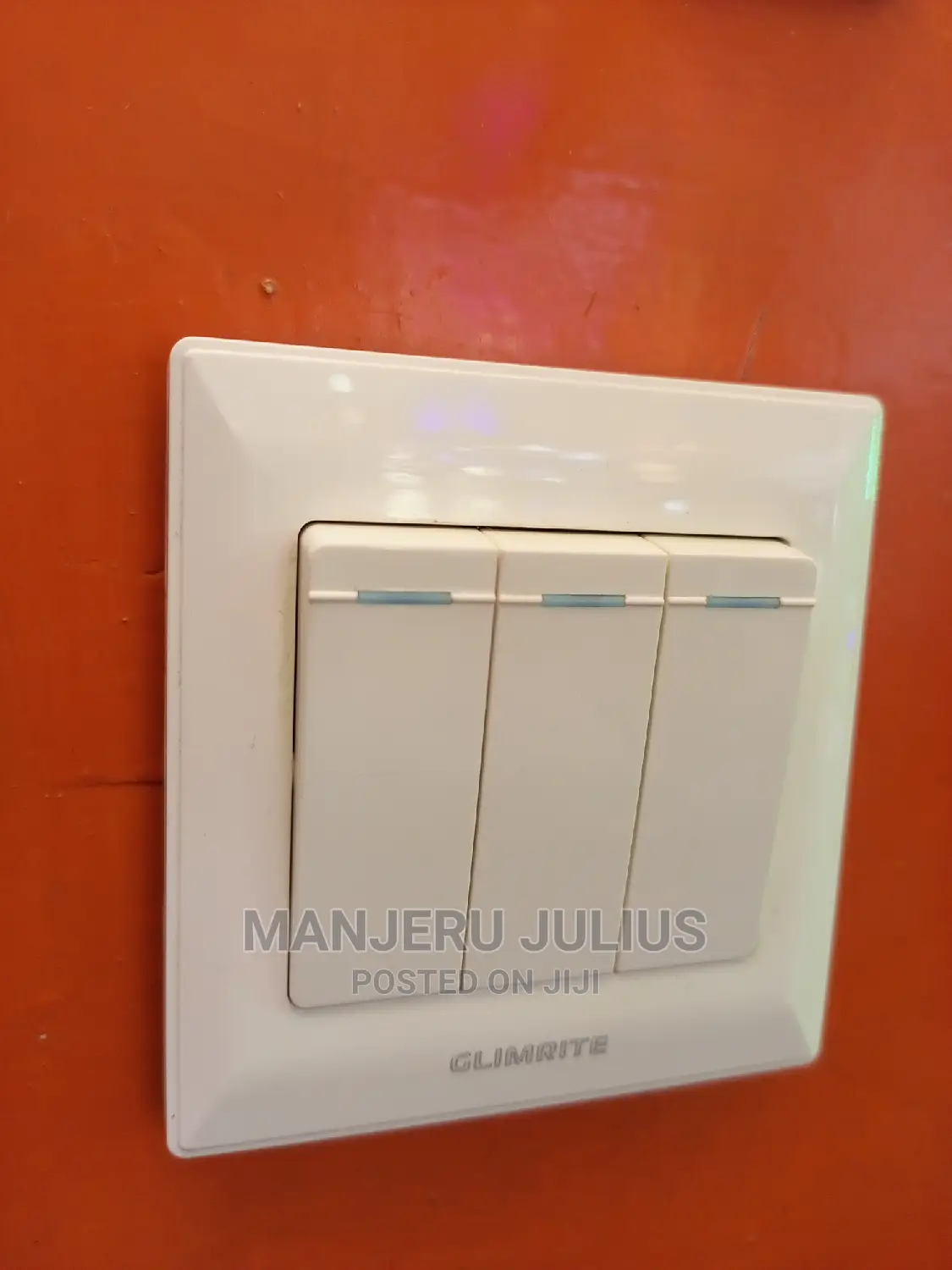 3gang Screw Less Switch