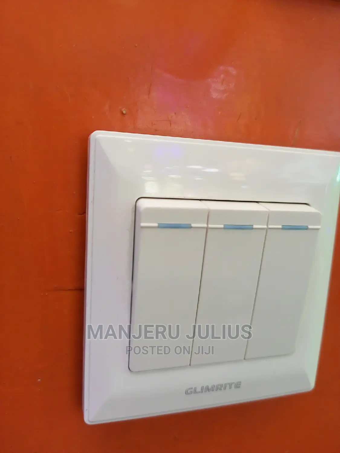 3gang Screw Less Switch