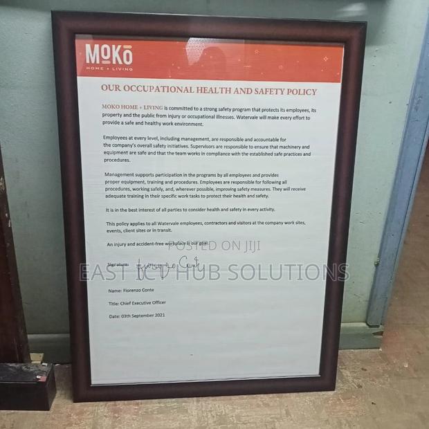 A1 Sized Quality Premium Office Display Wall Frames