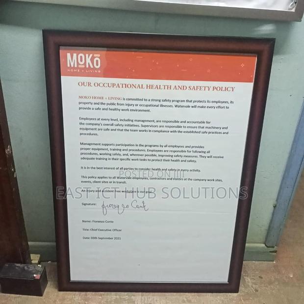 A1 Sized Quality Premium Office Display Wall Frames - thumbnail 3