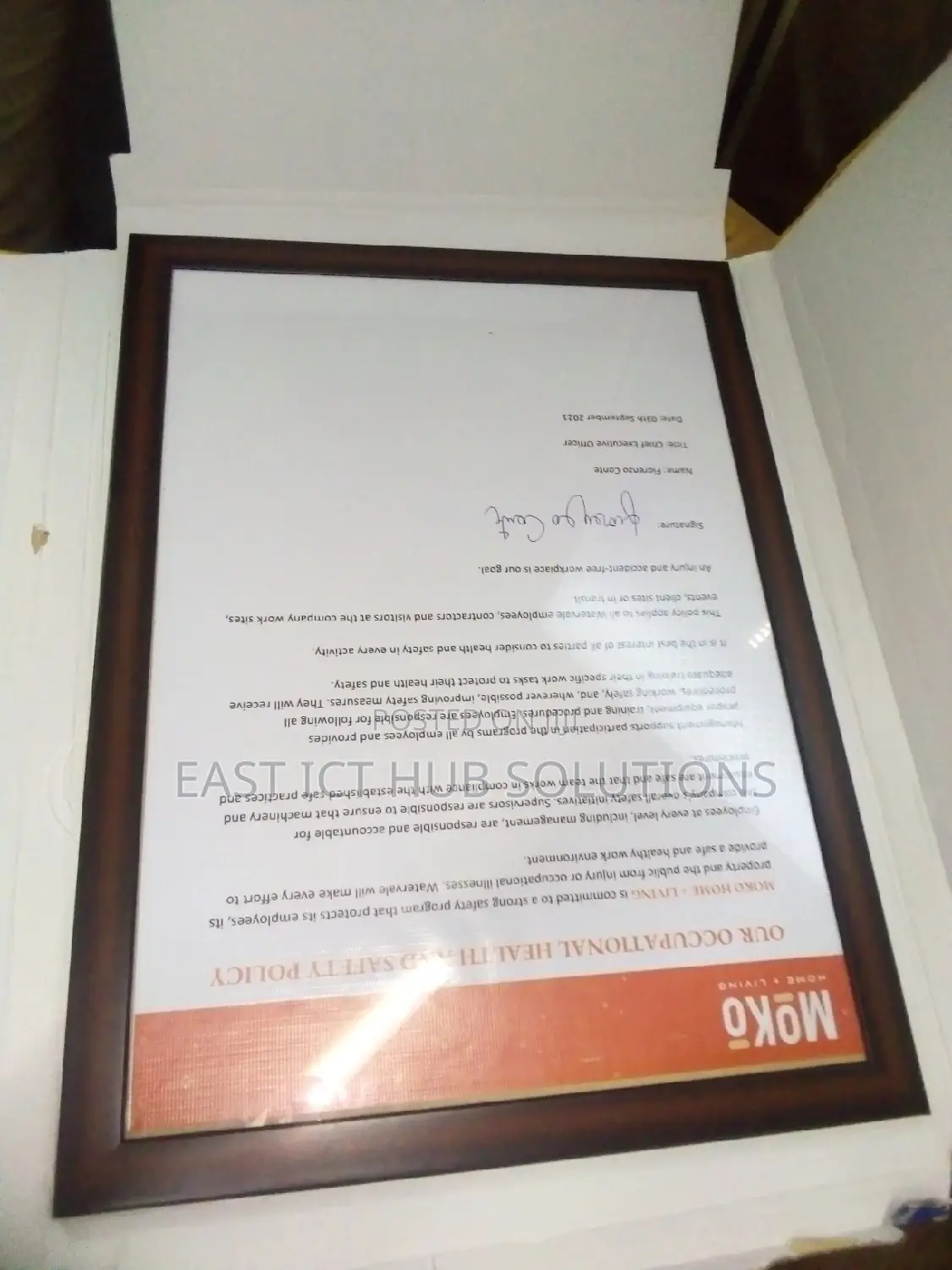 A1 Sized Quality Premium Office Display Wall Frames