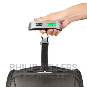 50kg/10g Portable LCD Digital Hanging Luggage Scale Travel E