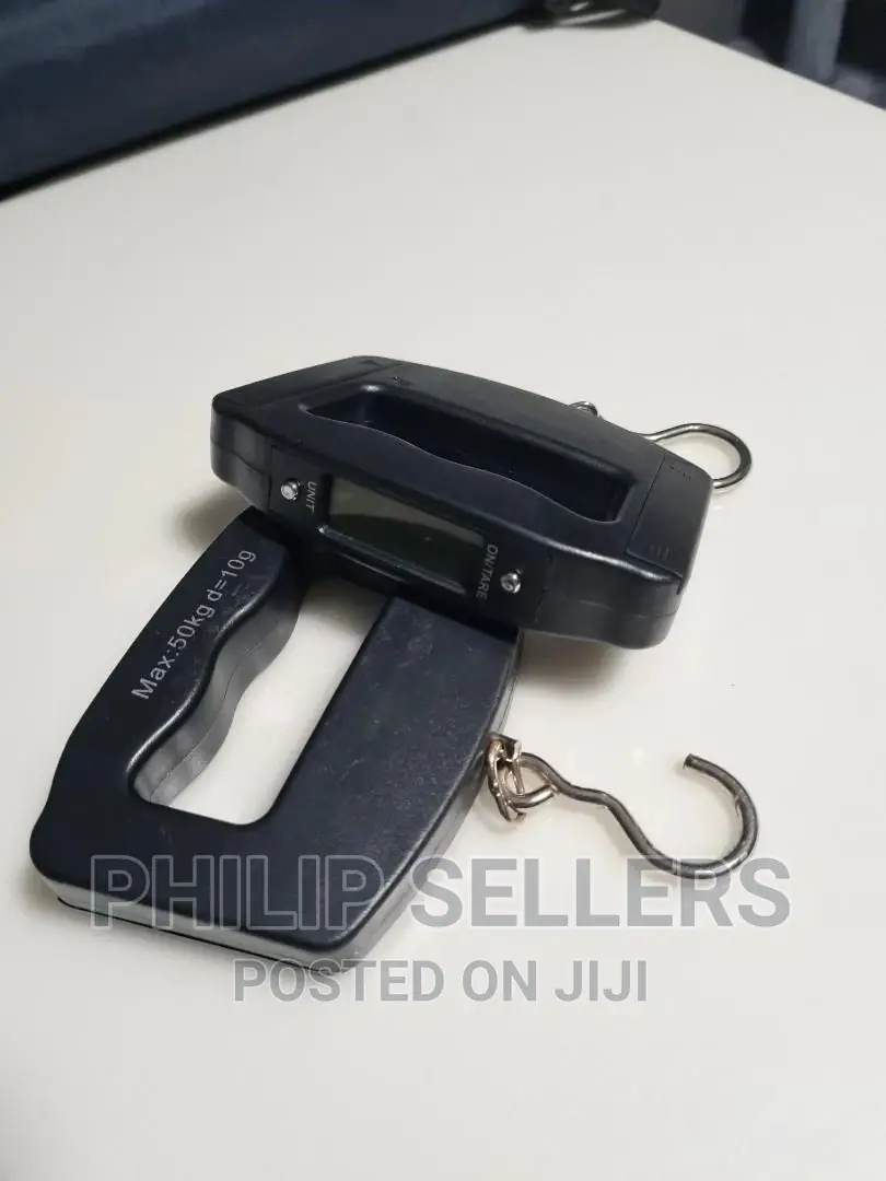 LCD Digital Luggage Scale Portable 50kg 10g Fish Hanging Wei