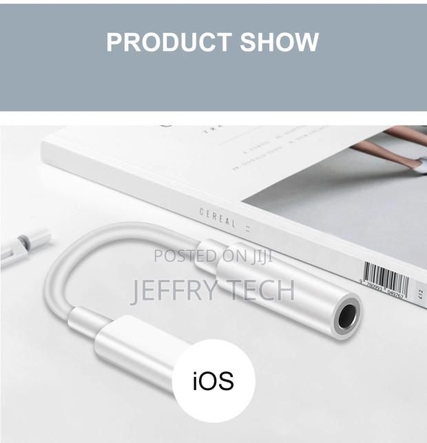 Headphone Adapter Audio Otg Splitter for Apple 8pin to 3.5mm