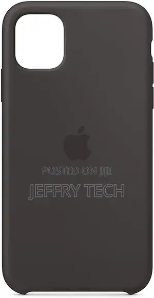 Apple Silicone Case (For iPhone 11) - Black