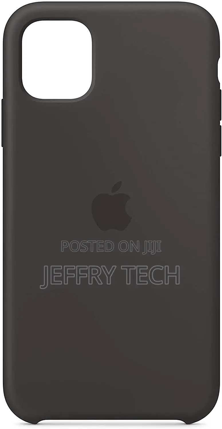 Apple Silicone Case (For iPhone 11) - Black