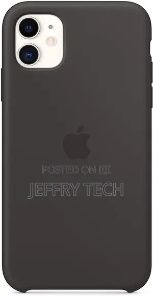 Apple Silicone Case (For iPhone 11) - Black