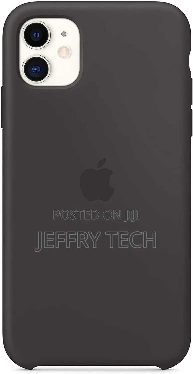 Apple Silicone Case (For iPhone 11) - Black
