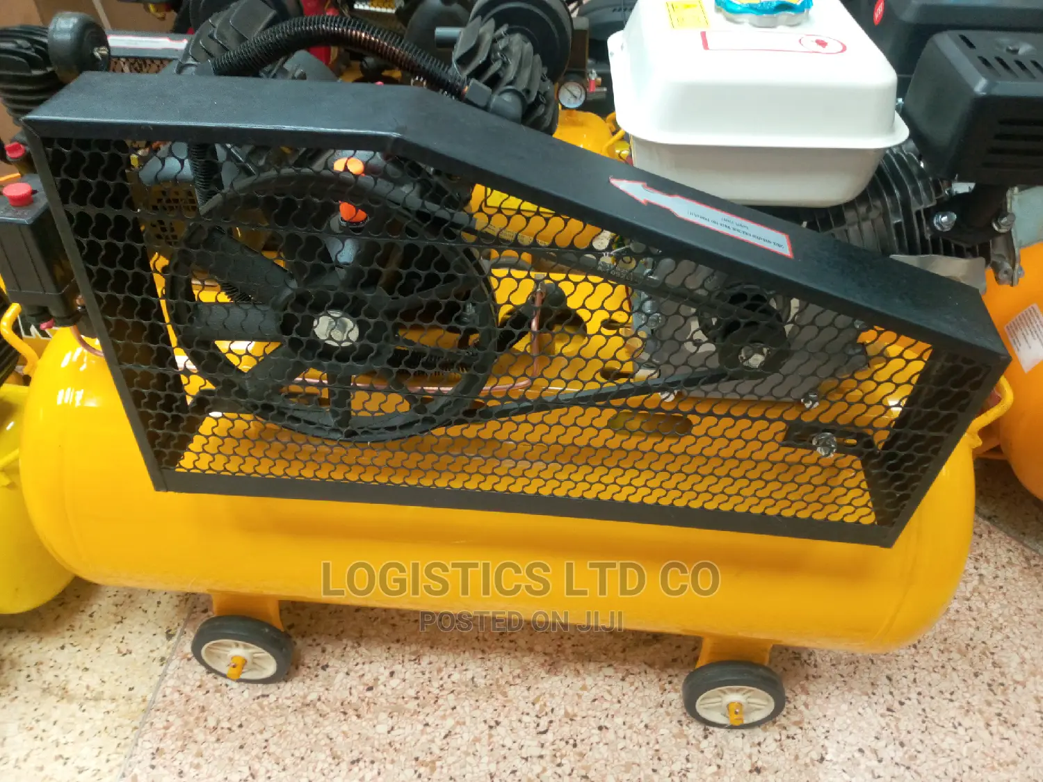 Air Compressor 100ltrs Twin Petrol N Electric Premier