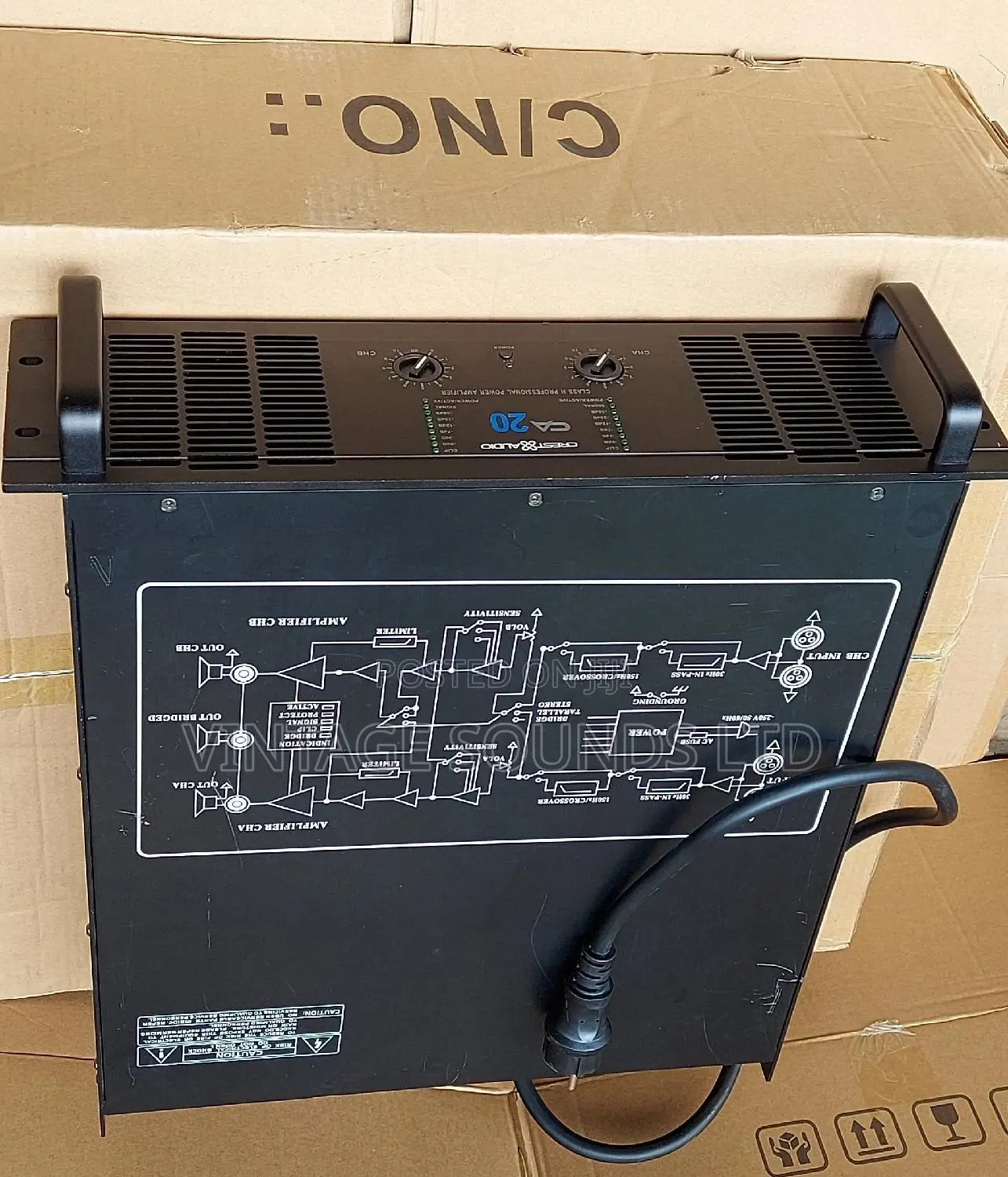 Crest Audio Ca20 Power Amplifier (Long Press Switch ) 8000watts