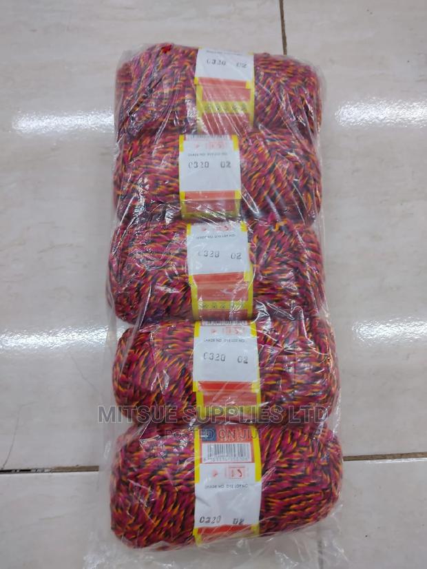 5 Pink, Red, Orange Black Rainbow Chunky Yarns Code: 320 - main view