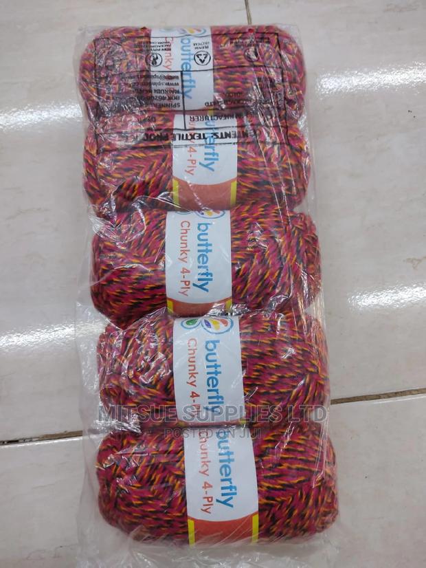 5 Pink, Red, Orange Black Rainbow Chunky Yarns Code: 320 - thumbnail 3