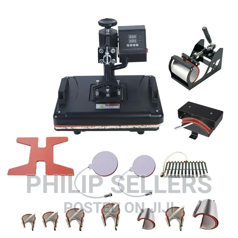 Combo 15 in 1 Heat Press Machine for T-Shirts/Mugs