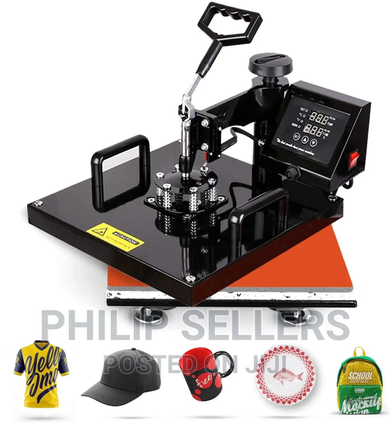 Heat Press Machine Pro 5 in 1 Heat Transfer Press Machine