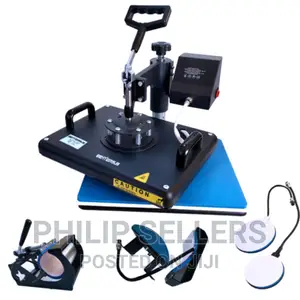 Combo 5in1 Heat Press Sublimation Transfer Machine Swing Aw