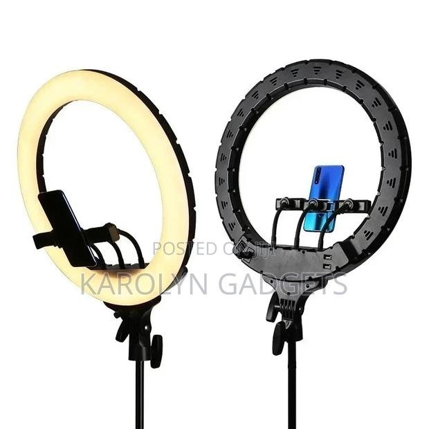 2 .1 M Tripod 18 Inch Ring Light Video LGHT Makeup Lamp - main view