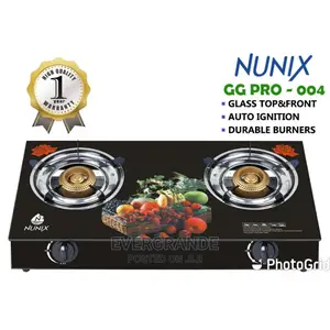 2 Burner Glass Top Nunix Cooker
