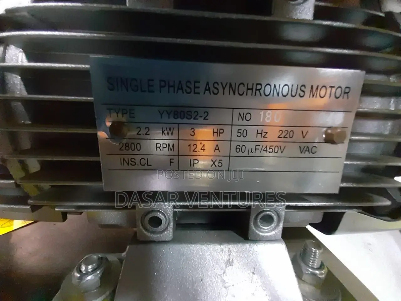Car Wash Motor 2700psi 3hp