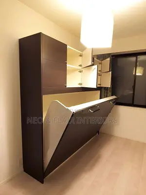 Convertible Wall Bed With Cabinets