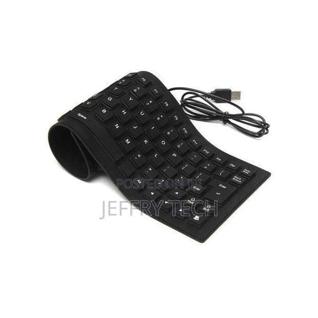Generic Flexible Computer / Laptop USB Keyboard - Black