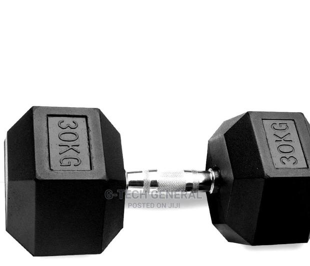 30kg Hexagon Dumbbells-Single Hand