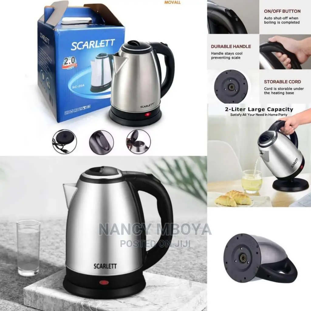 2 Litres Electric Scarlet Kettle