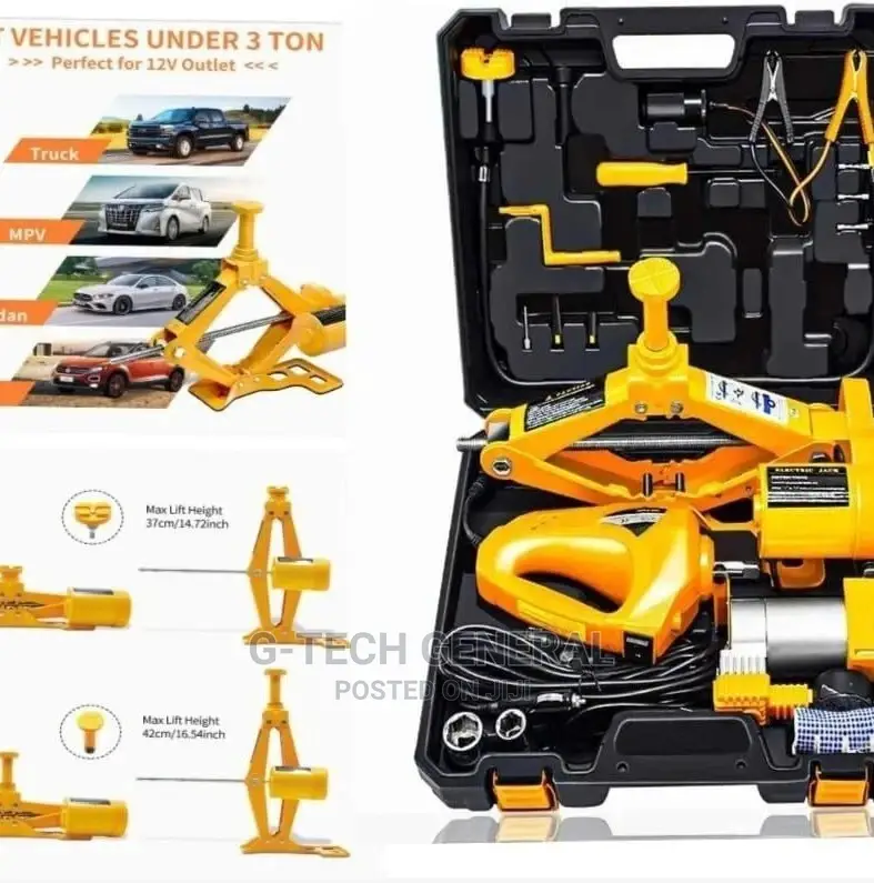 Generic Multi-Purpose Car Jack 3tonne With Tool Kit