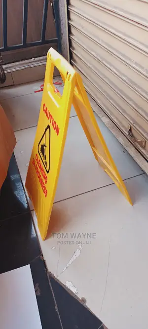 Caution Cleaning in Progress Signages