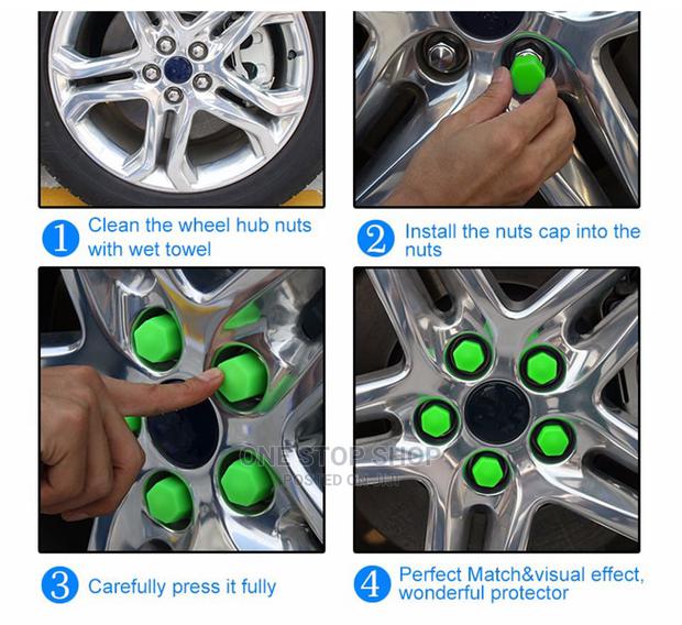 Car Styling Silica Gel Wheel Nuts Covers - main view
