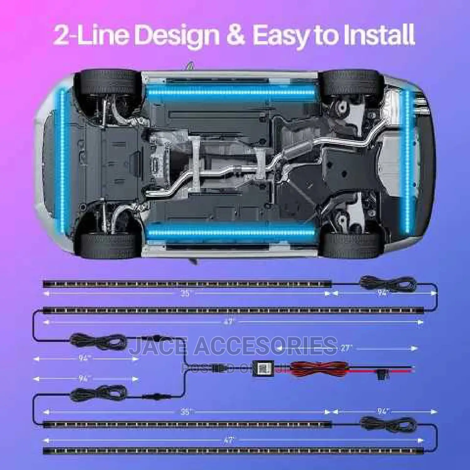 Rgb Multicolor Chassis Led Lights