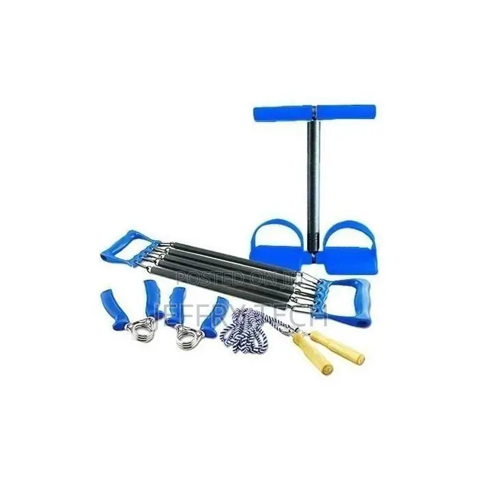 Chest Pull,Tummy Trimmer Plus Hang Grip Skipping Rope