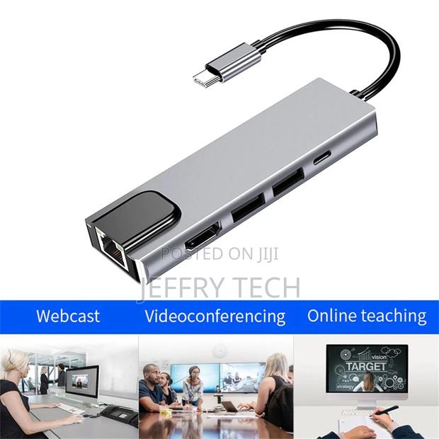 Multiple High Speed Expander Adapter 5 in 1 USB Type C Hub A - thumbnail 2
