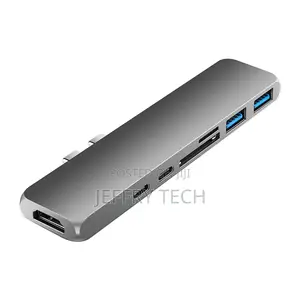 Type C Hub Adapter for Macbook Pro 7 in 1 With USB-C 100W Po