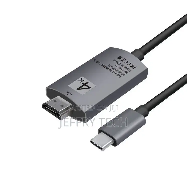 High Speed HDTV 4K 1.8m USB 3.1 Type C to HD MI Cable