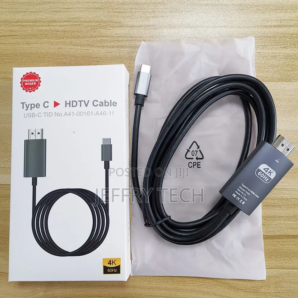 High Speed HDTV 4K 1.8m USB 3.1 Type C to HD MI Cable